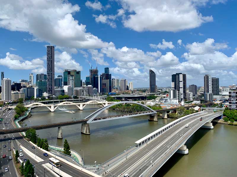 view of Brisbane river